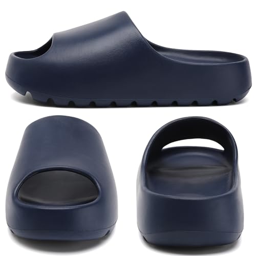 Image of Jaeynow Cloud Slides for Women,Unisex EVA Soft Recovery Slides,Thick Sole Open Toe Mens Pillow Slides Shower Shoes Outdoor&Indoor House Slippers