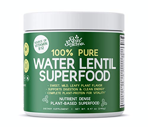 Real Source Water Lentil Superfood Daily Veggie Juice Powder. Made in USA, Sustainable