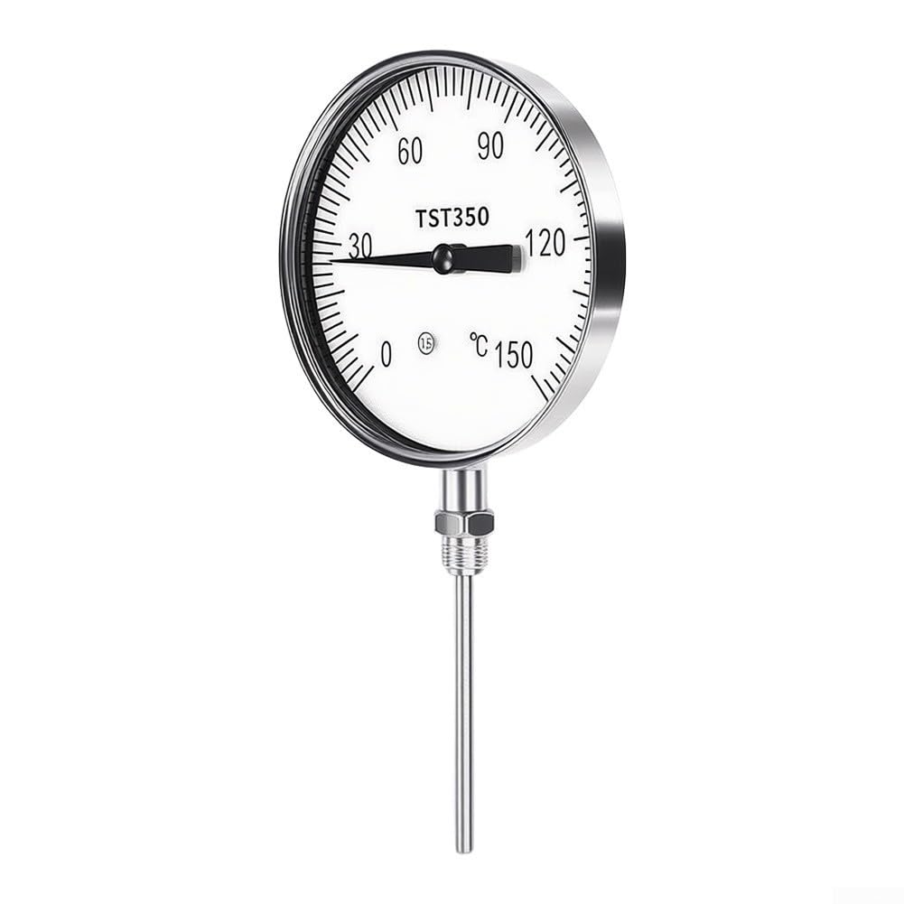 Edelstahl Rohrthermometer 100mm Vibrationsfest Industrial