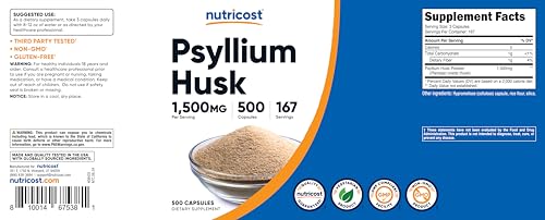 Nutricost ZL08023 Psyllium Husk 1500Mg Per Serving thumb #5
