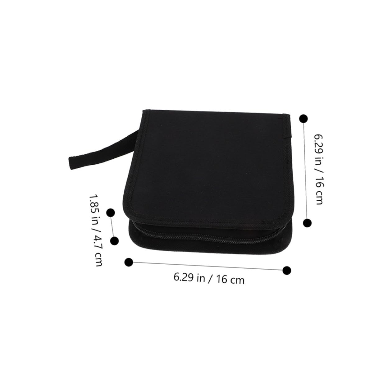 PRETYZOOM 4 Set Scatola Di Immagazzinaggio Cd Custodie Cd Porta Borsa Dvd Astuccio Custodia Porta Custodia Per Da Viaggio Tessuto Non Tessuto in Polipropilene 2 Pezzi * 4