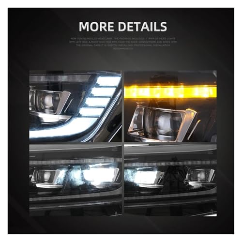 Faros LED Camaro 2016-2019 con DRL y proyector Angel Eye LHD 5