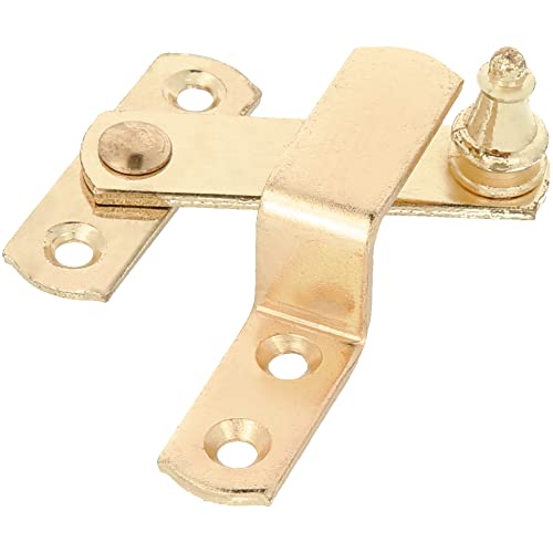 Amig - Türklopfer aus legiertem Stahl | Fensterladengriff mit Messing-Finish | Ideal für Innen- und Außenbereiche | Einfache Montage, Messing Matt, Legierter Stahl