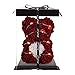 Produktbild Geschenke für Frauen - Rosenbär - Rosenblumenbär Handgemachte Rose Teddybär - Geschenk für Valentinstag, Muttertag, Hochzeit und Jubiläum & Brautduschen (Wine red, 10inch)