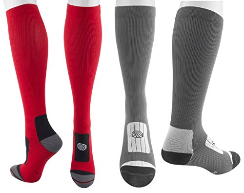 | Compression Socks | 12 Inch Mid-Calf Length | Tight Knit Recovery Sock | Made in USA2