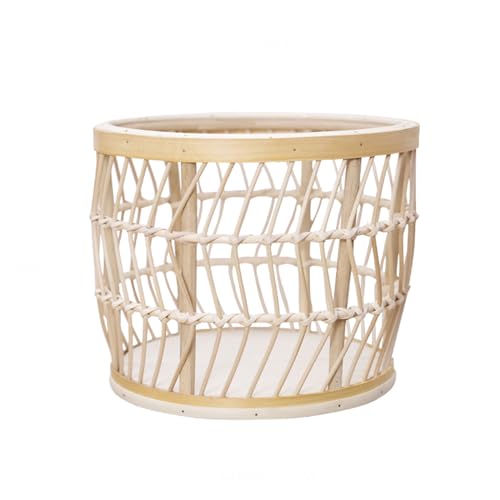 Panier à linge en rotin creux trieur et organisateur polyvalent