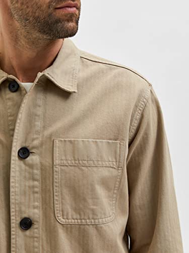 Selected Slhloosetony Overshirt LS W Noos Camicia