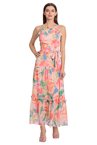 sachin and babi light blue dress Cute Halter Neck Little Black Dress for Women main image 1