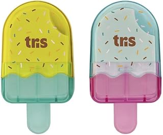 Kit com 2 Borrachas Picolé Holic Fofurices TRIS