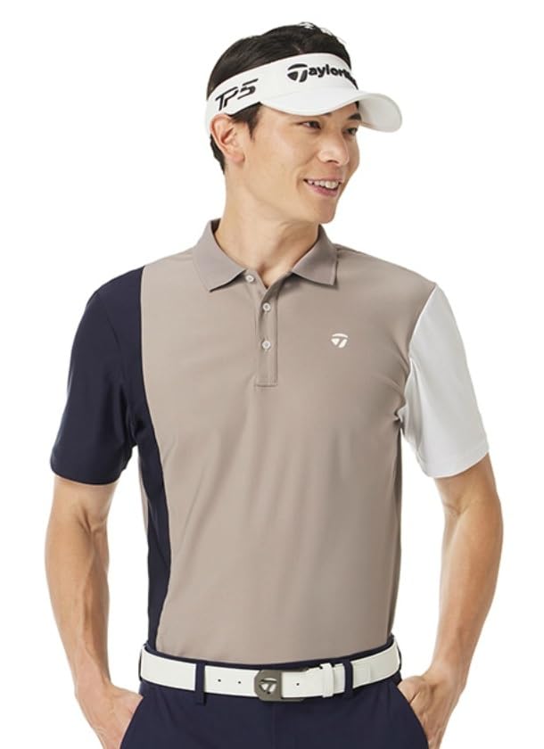 Amazon | テーラーメイド(TAYLOR MADE) M カラーブロック S/S ポロ