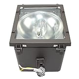 NSI Lighting FLM70S Multi-Purpose Medium Flood Light Fixture Wall Pack With Lamp; Bronze 70W HPS