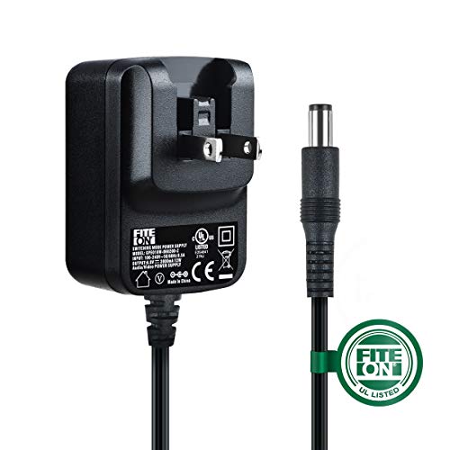 FITE ON 6V AC Power Adapter Compatible With Nordictrack 800 E7 SV GX4.0 GX2.0 E5.5 ASR 630 700 990 E5.7 Elliptical A.c.t. Pro Audiostrider &Treadmill & Incline Trainer Bike Power Cord Charger UL Liste