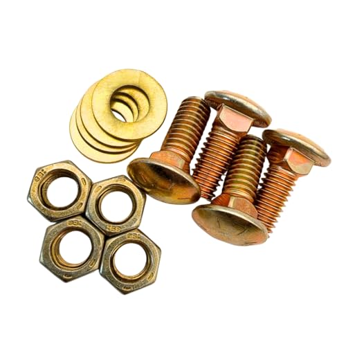 Pernos de carro de grado 8 de 3/8-16 x 1 con acabado premium para ensambles mecánicos de alta exigencia