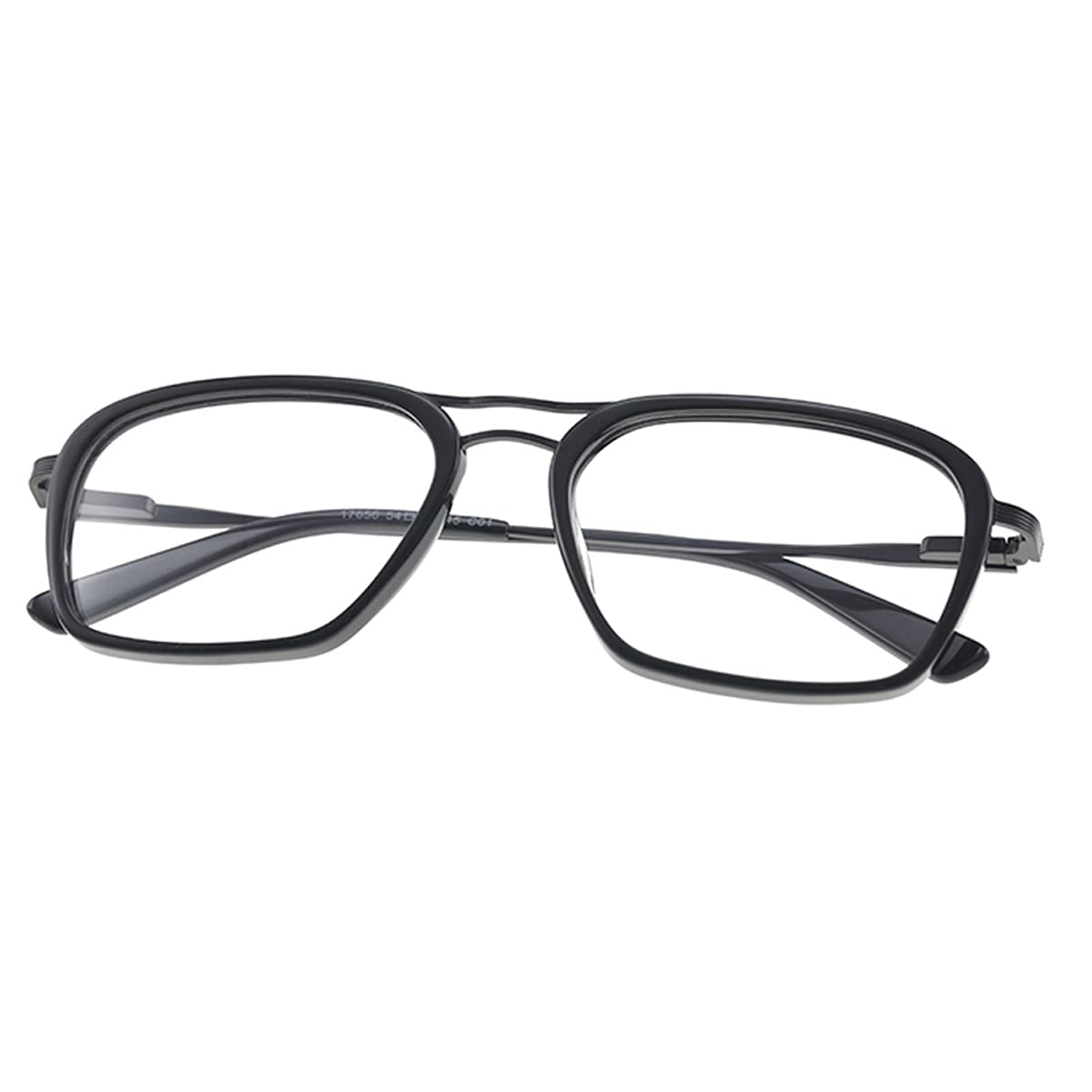 FeatherUnisex Black Square Prescription Eyewear Frames