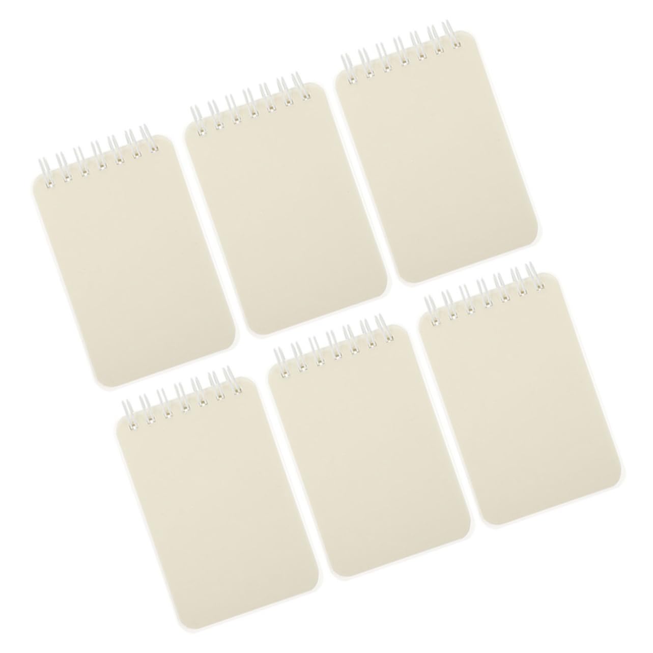 jojofuny 5 Set Libro A Spirale Tasca Quaderni Per La Scuola Mini Stazionario Mini Blocchetti Per Appunti Piccolo Quaderno Di Schizzi Piccolo Blocco Note A Spirale Carta Bianca 6 Pezzi*5
