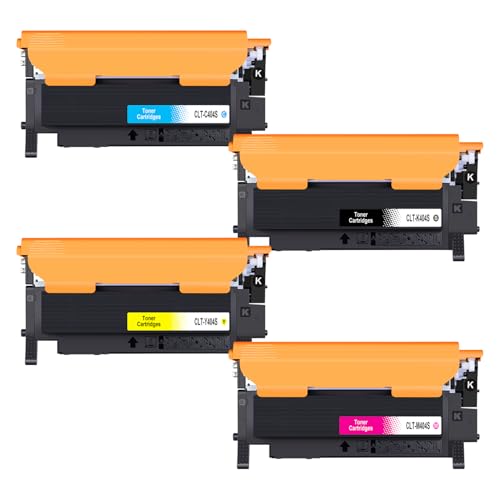 Veson CLT 404S CLT P404C Tóner para Samsung C480W, Compatible con Samsung CLT K404S C404S M404S Y404S Toner Xpress SL C480W C480FW C430W C480FN C480 C430 C43X C48X Series (Negro Cian Amarillo Magenta