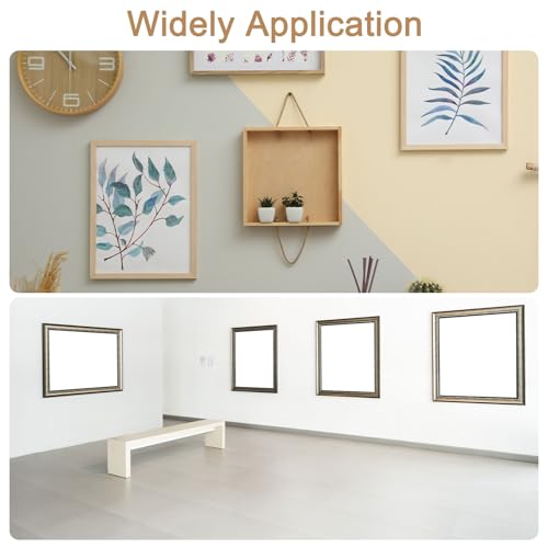 Image of uxcell 100Pcs Picture Frame Turn Button, Frame Backing Fasteners with 100Pcs Screws, Frame Clips Hardware for Hanging Pictures Photos Posters, Black