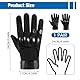 Taktische Handschuhe, Motorradhandschuhe Herren Vollfinger Militär Kampfhandschuhe mit Hartknöchelschutz, Security Handschuhe für Motorrad Motocross Bushcraft Motorrad Jagd (XL, Schwarz)