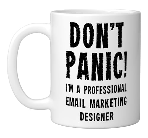 Email Marketing Designer Ceramic Mug, White