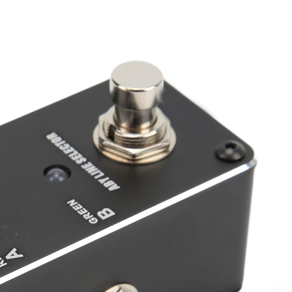 ABY Switch - Procesador de efectos para guitarras, color negro