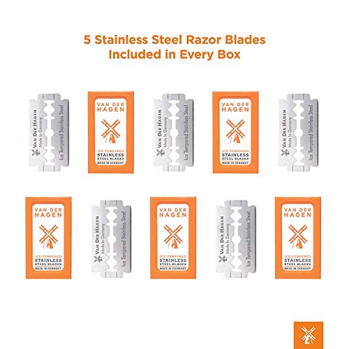 Van Der Hagen Safety Blades 5 Count (Pack Of 1) #TOP2