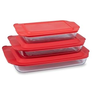 Pyrex Basics Glas-Backformen-Set, 3er-Pack