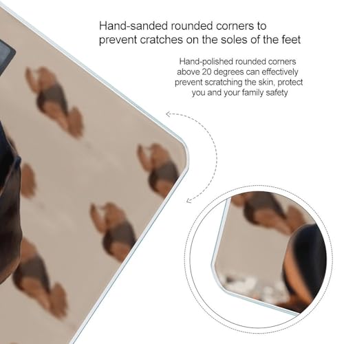 Báscula Digital para Baño con Diseño de Perro Dachshund miniatura 4