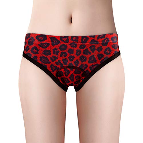 YIJU Cuecas de Ciclismo Femininas com Acolchoado de Bicicleta Cuecas Leves Triangulares - eu