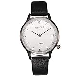 [Casual And Unique design ]- the minimalist design will make you feel more relaxed. Whether you are at work, at leisure or at a banquet, you can watch your watch at any time, and this watch is the perfect choice.