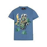 A LEGO Jungen Ninjago Lloyd Lwtaylor 327 T-Shirt, 612 Faded Blue, 110 EU