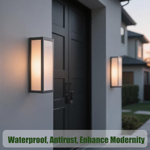 Aplique de Pared Exterior Moderno de Aluminio Elegante con Protección IP54 E27 2