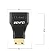 immagine 3Mini HDMI a HDMI, BENFEI 3 Pack placcato oro da HDMI a Mini HDMI Adattatore compatibile per Raspberry Pi, fotocamera, videocamera, DSLR, tablet, scheda video