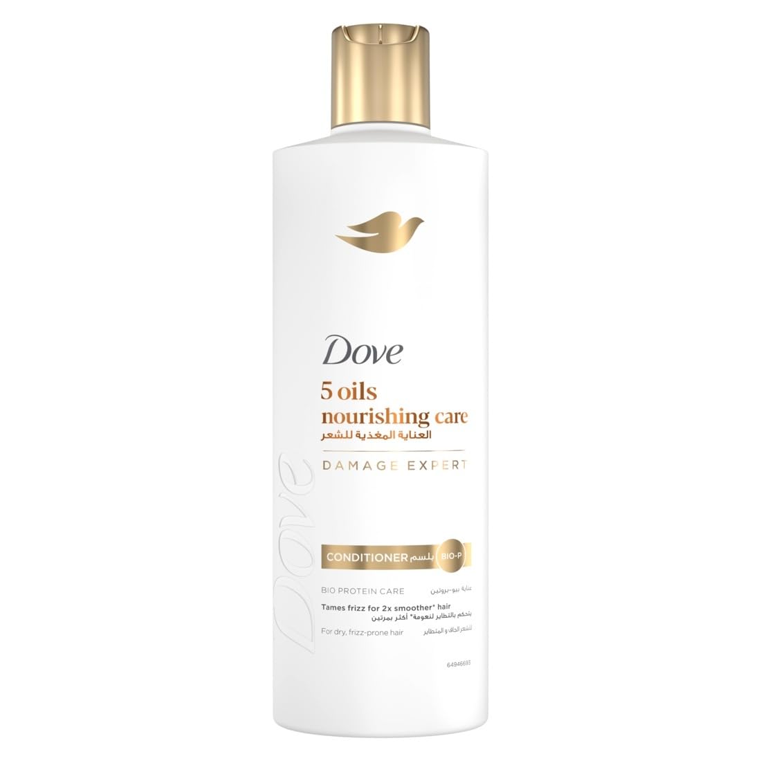 Conditioner 5 oils nourishing care, tames frizz for 2x smoother* hair, 350ml