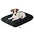 Dog Bed Crate Mattress - 30 Inch Fluffy Anti Anxiety Calming Pet Bed cushion - Washable Soft Plush Comfy Puppy Beds Padded Cat Mat Non Slip Bottom for Small Medium Dogs Pet, Dark Grey