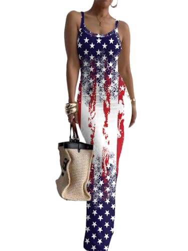 Image of Nimsruc Women Summer Long Dress Casual Slip Sexy Slim Sleeveless Bodycon Maxi Dresses for Women 2024