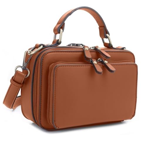 JESSIE & JAMES PANDORA Compact Concealed Carry Crossbody Satchel Purse_Tan Cover