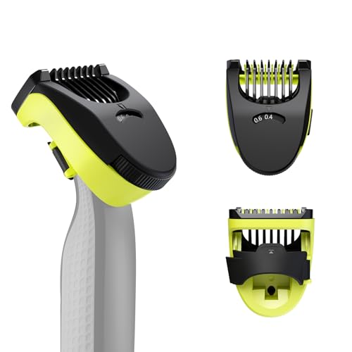 14 in 1 Adjustable Attachments Compatible with O Blade QP2734 QP2824 QP2520 QP2630 14 Cutting Lengths (0.4 to10mm) Guards Not Fit 360 Pro QP6531 QP6551 QP6651