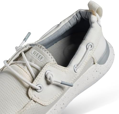 Reef Men's Swellsole Pier Boat Shoe, White Mesh, 11 | Image 6