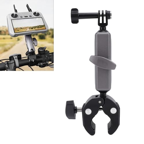 Supporto per Manubrio Bici per RC RC 2 Clip per Telecomando Drone con Doppia Testa a Sfera per Bici Regolabile per RC RC 2