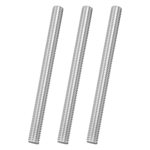 Image of sourcing map 3Pack M10x120mm Fully Threaded Rod, 316 Stainless Steel Right Hand All Thread Screw Studs for Furniture Assembly Fastening, 1.5mm Pitch