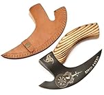 SHOHASS New Viking Pizza Cutter Axe Viking Hatchet Pizza Axe with Premium Leather Cover