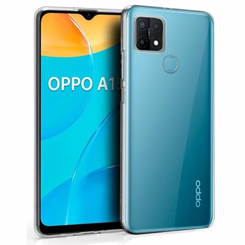 Movilear Funda Carcasa Gel Transparente para OPPO A15 4G, Ultra Fina 0,33mm, Silicona TPU de Alta Resistencia y Flexibilidad FGTR