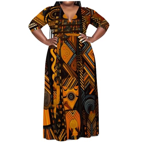 Robe africaine en soie de lait douce de qualité supérieure motif tie dye raffiné