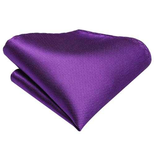 Image of Dubulle Mens Tie Set Solid Paisley Silk Striped Necktie for Men with Cufflinks Tie and Pocket Square