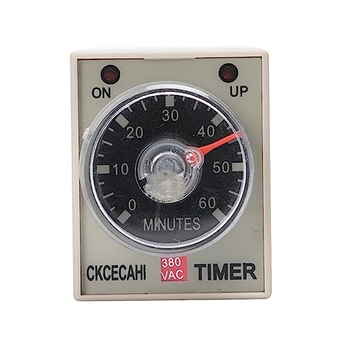 Relé de tiempo AH3-3 con retardo ajustable de 30 minutos y doble voltaje para cuadros
