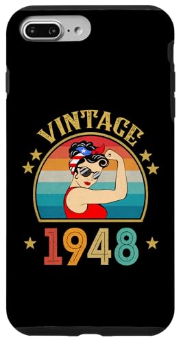 78�΂̒a�����v���[���g 78�� �����p ���g�� ���B���e�[�W 1948 �X�}�z�P�[�X iPhone 7 Plus/8 Plus �p
