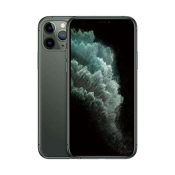 Apple iPhone 11 Pro, 64GB, Midnight Green – Unlocked (Renewed)
