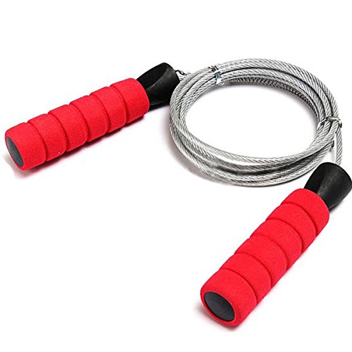Generic Sports Adjustable Steel Wire Speed Jump Rope Foaming Handle