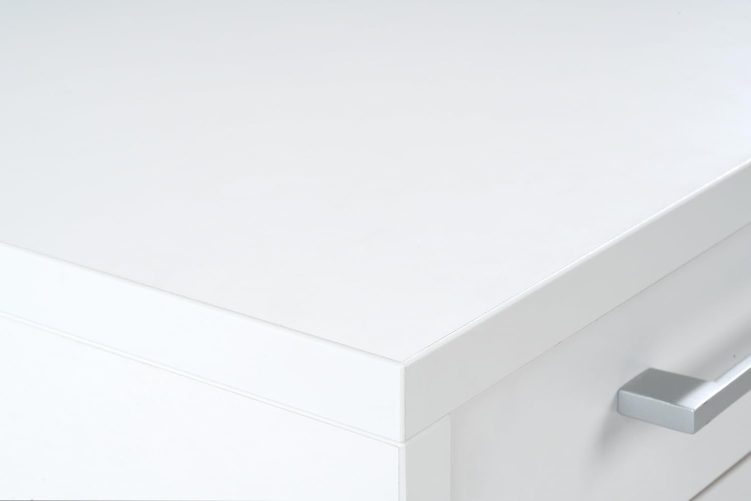 Container Rollcontainer Schubladenschrank | Weiß | 4 Schubladen | Abschließbar