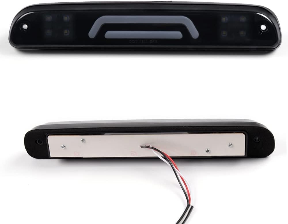 ALLGOOD LED 3rd Brake Light Stop Lamp Compatible with 1993-2011 Ford Ranger/Fit 1999-2016 Ford F250 SD F350 SD F450 SD F550 SD Third Brake Lamp Smoke Lens Black Housing